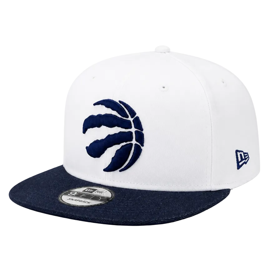 MEN'S 950 NEW ERA TORONTO RAPTORS WHITE/DENIM SNAPBACK HAT