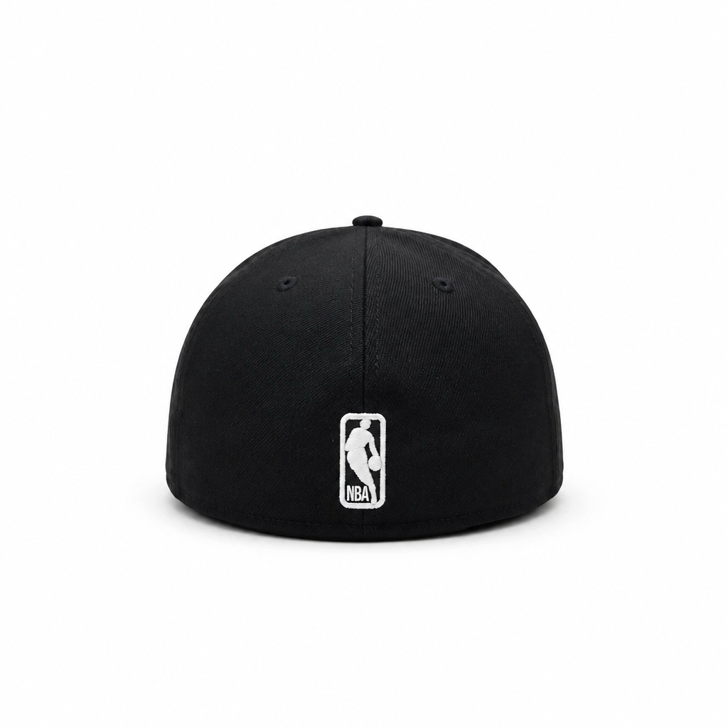 MEN'S 5950 TORONTO RAPTORS FITTED BLACK/WHITE LOGO HAT