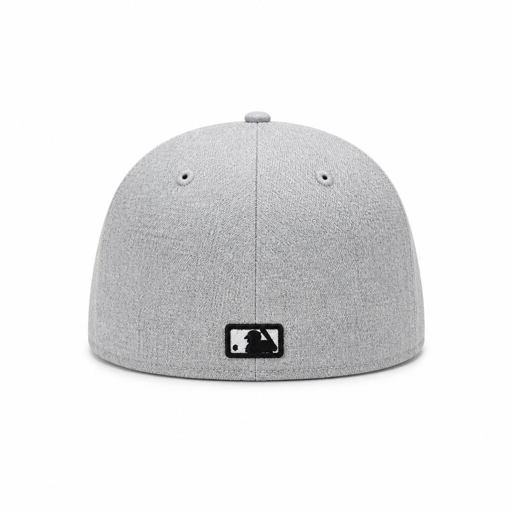 MEN'S 5950 TORONTO BLUE JAYS FITTED GREY LOGO HAT