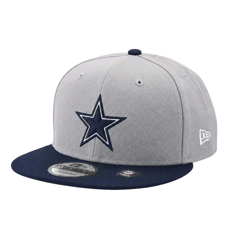 MEN'S 950 NFL DALLAS COWBOYS GREY/NAVY SNAPBACK HAT