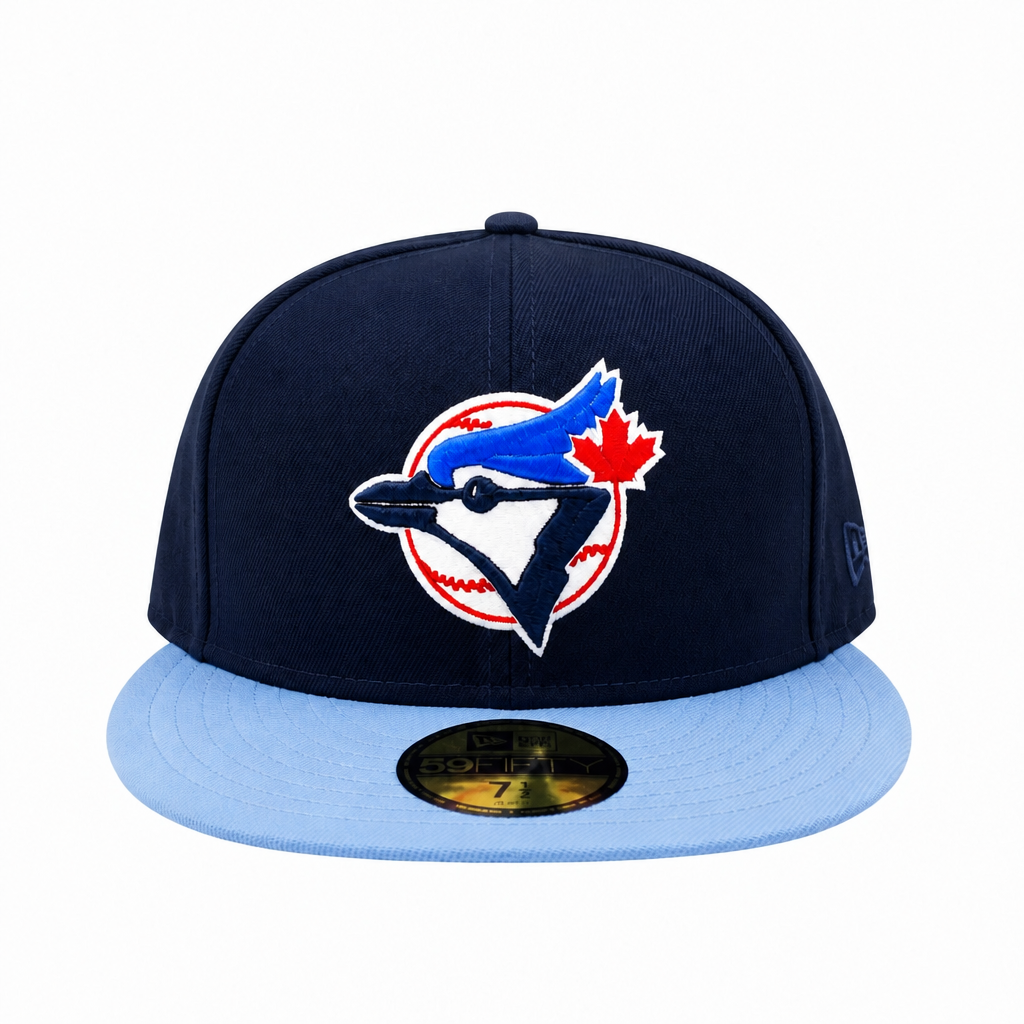 MEN'S 5950 BLUE JAYS LIGHT NAVY STEEL BLUE FITTED HAT