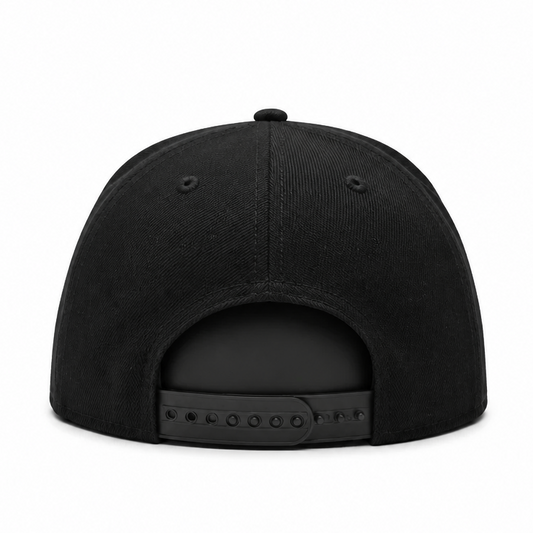 MEN'S NEW ERA NBA 9FIFTY TORONTO RAPTORS DINO LOGO ALL BLACK SNAPBACK HAT