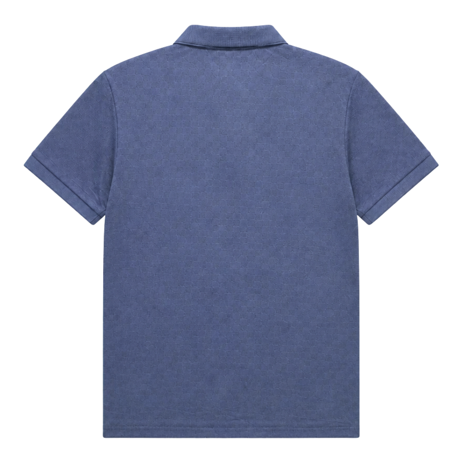 MODERNO MEN'S SHORT SLEEVE POLO PATTERN DESIGN T-SHIRT (BLUE MJP-1104)