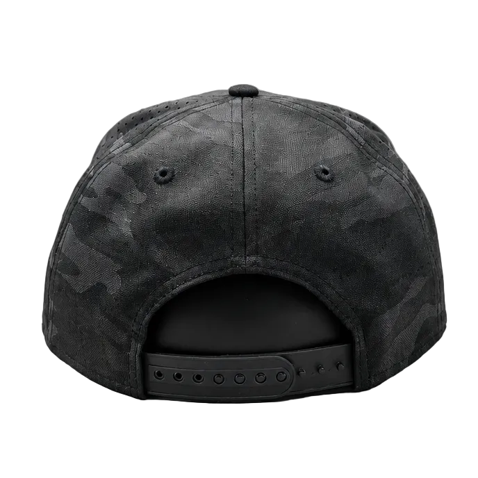 NEW ERA MEN'S 9SEVENTY STRETCH-SNAP NBA PHILADEPHIA 76ERS BLACK CAMO SNAPBACK HAT