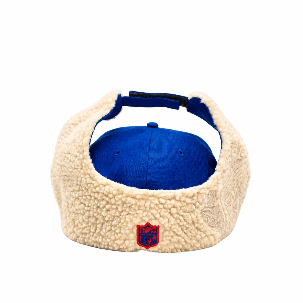 NEW ERA 59FIFTY NFL SUPERBOWL XXVII BUFFALO BILLS DOG EAR ROYAL BLUE FITTED HAT