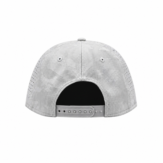 NEW ERA MEN'S 9SEVENTY STRETCH-SNAP NBA PHILADEPHIA 76ERS GREY CAMO SNAPBACK HAT