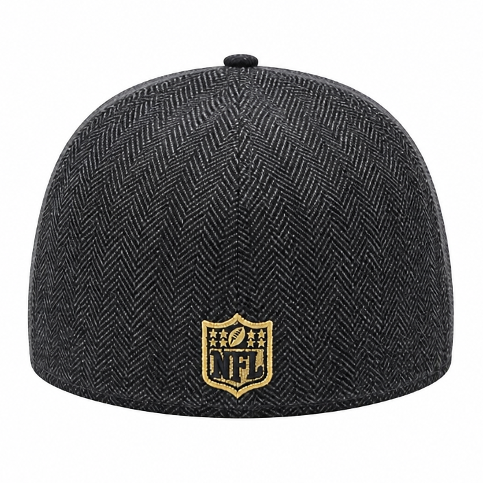 NEW ERA 59FIFTY NFL BUFFALO BILLS CHARCOAL GREY & BLACK FITTED HAT