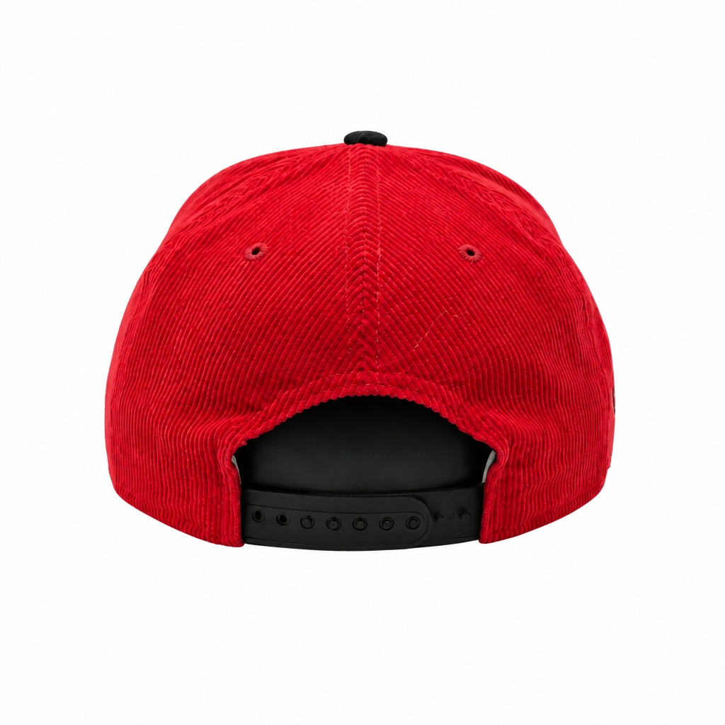 NEW ERA 9FIFTY NFL SAN FRANCISCO 49ERS RED & BLACK CORD SNAPBACK HAT