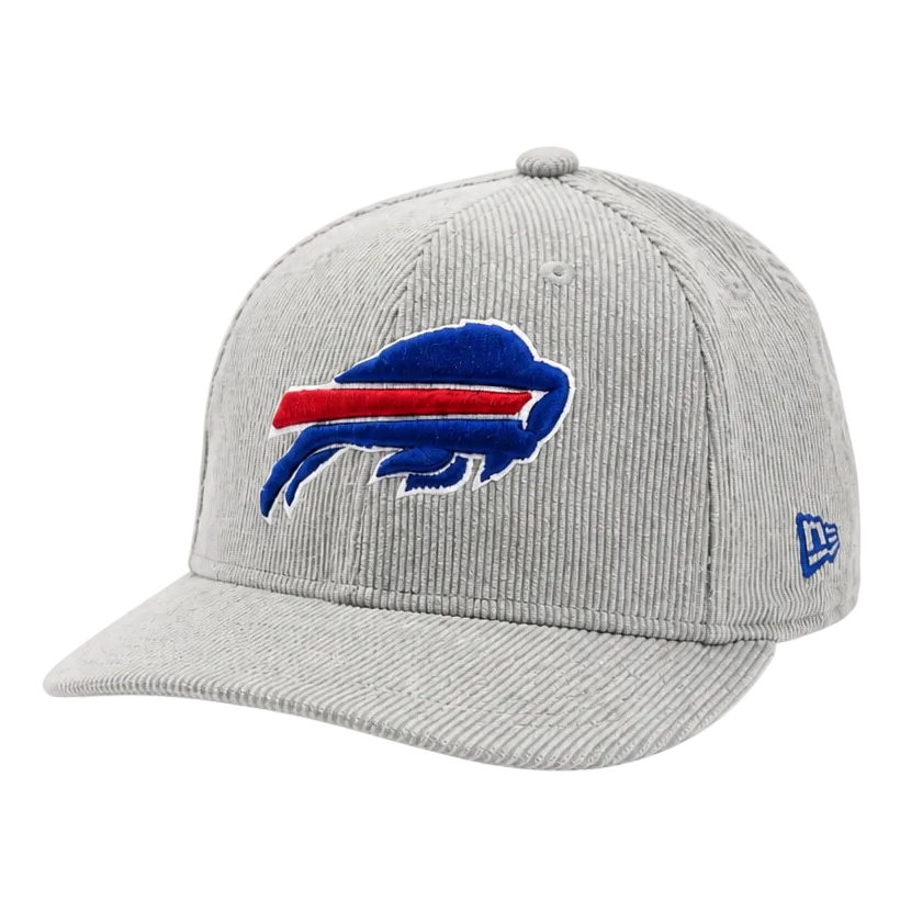 NEW ERA 59FIFTY NFL BUFFALO BILLS GREY CORD FITTED HAT