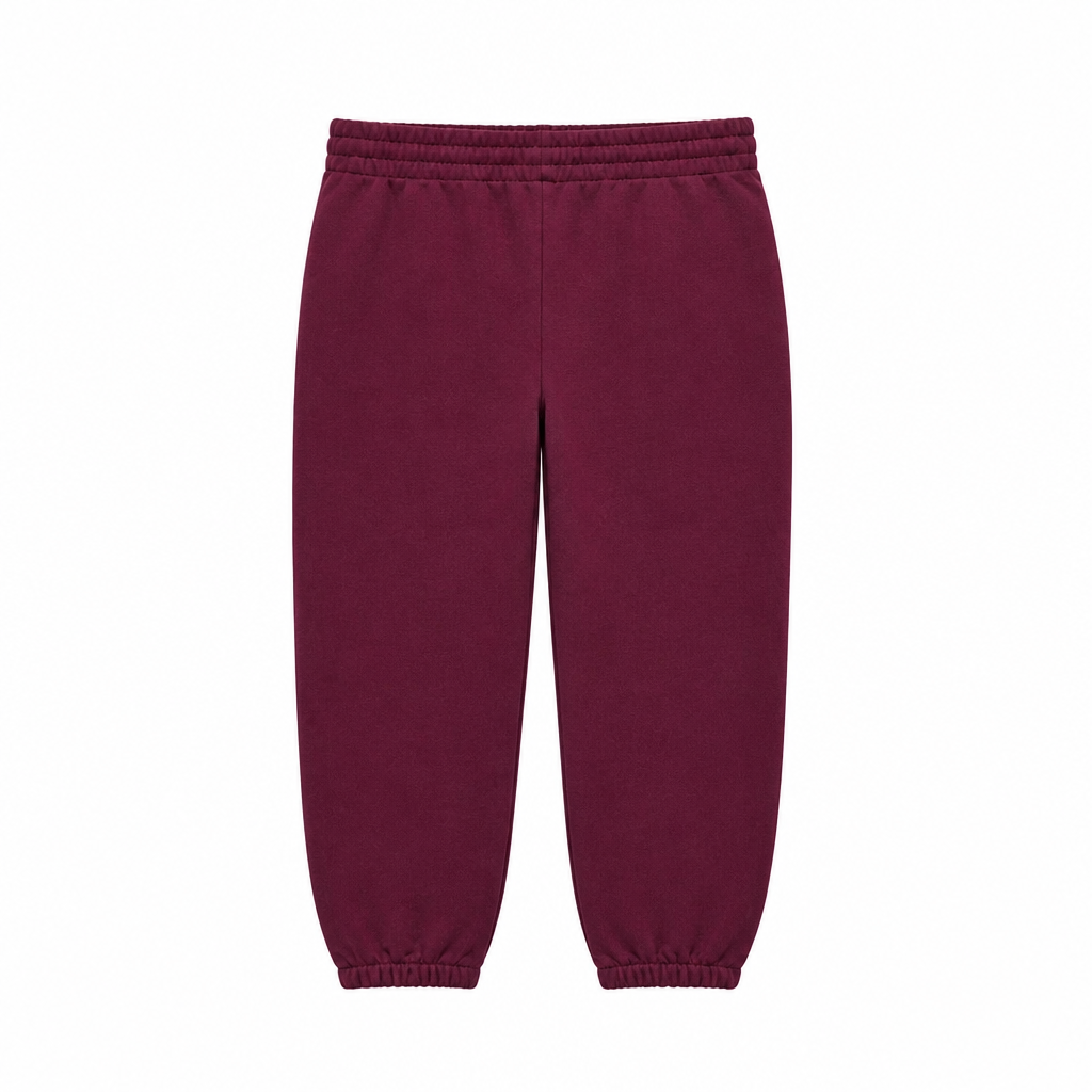 GAP WOMEN'S LOGO FLEECE MAROON RED JOGGER
