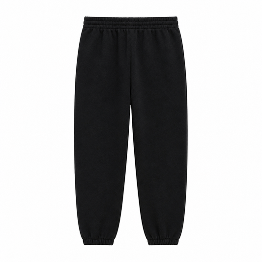 GAP WOMEN'S LOGO FLEECE BLACK JOGGER