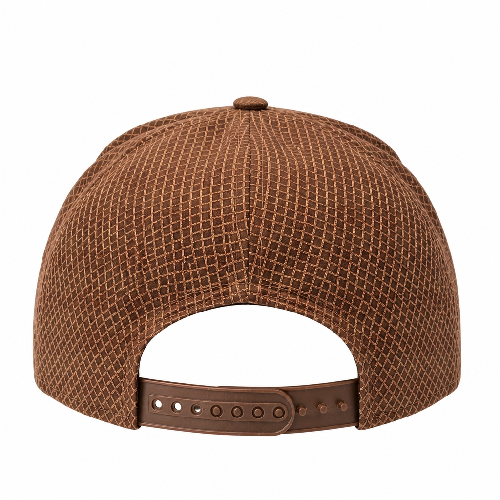 MEN'S NEW ERA 9SEVENTY STRETCH-SNAP NBA LOS ANGELES LAKERS BROWN NETTED SNAPBACK CAP