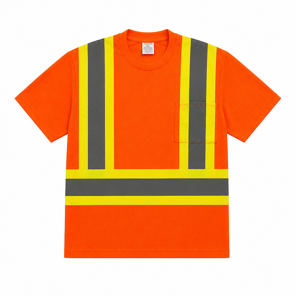 MEN'S HIGH VISIBILITY SAFETY T-SHIRT