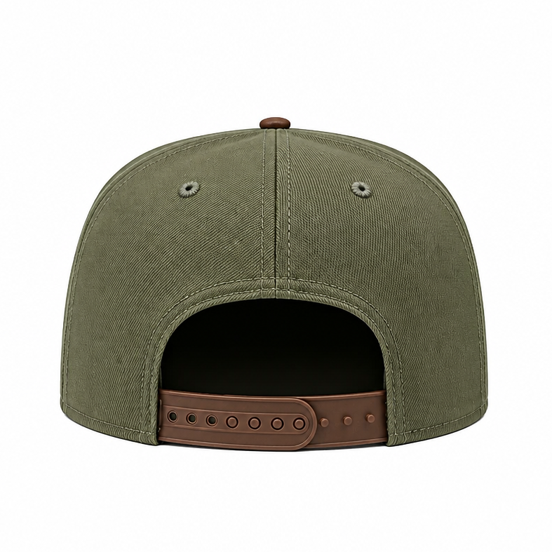 MEN'S NEW ERA NBA 9FIFTY TORONTO RAPTORS OLIVE GREEN & BROWN SNAPBACK HAT
