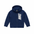 NIKE KIDS ZIPPER HOODIE (CHARCOAL & BLUE) (SIZE
