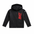 NIKE KIDS ZIPPER HOODIE (CHARCOAL & BLUE) (SIZE