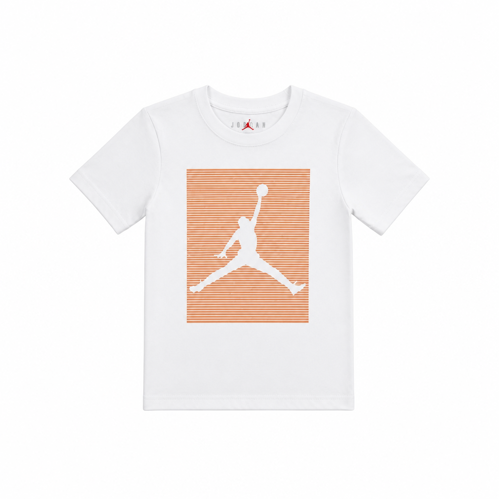 JORDAN HIGH RISE KIDS TEE (4-7 YEARS) (Available in White and Navy)