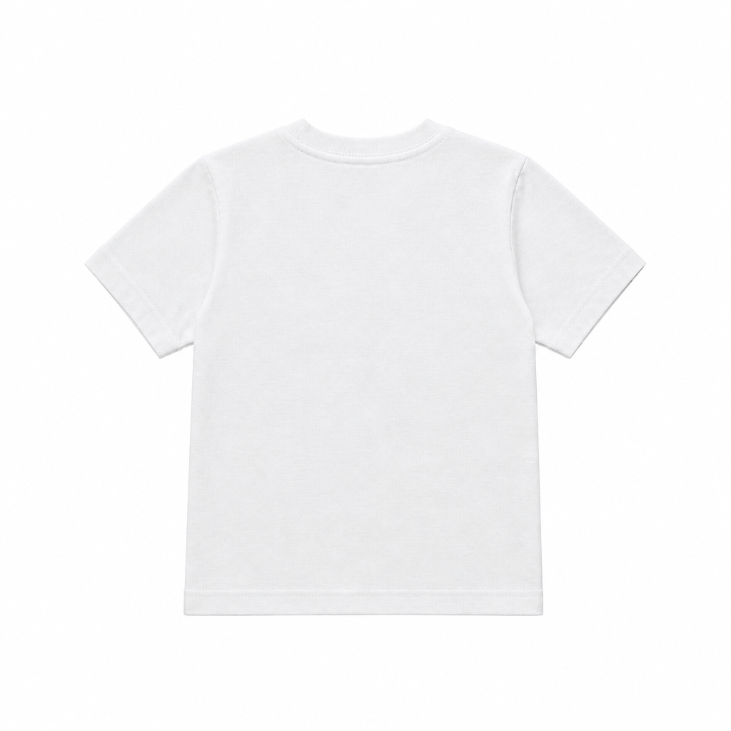 JORDAN HIGH RISE KIDS TEE (4-7 YEARS) (Available in White and Navy)