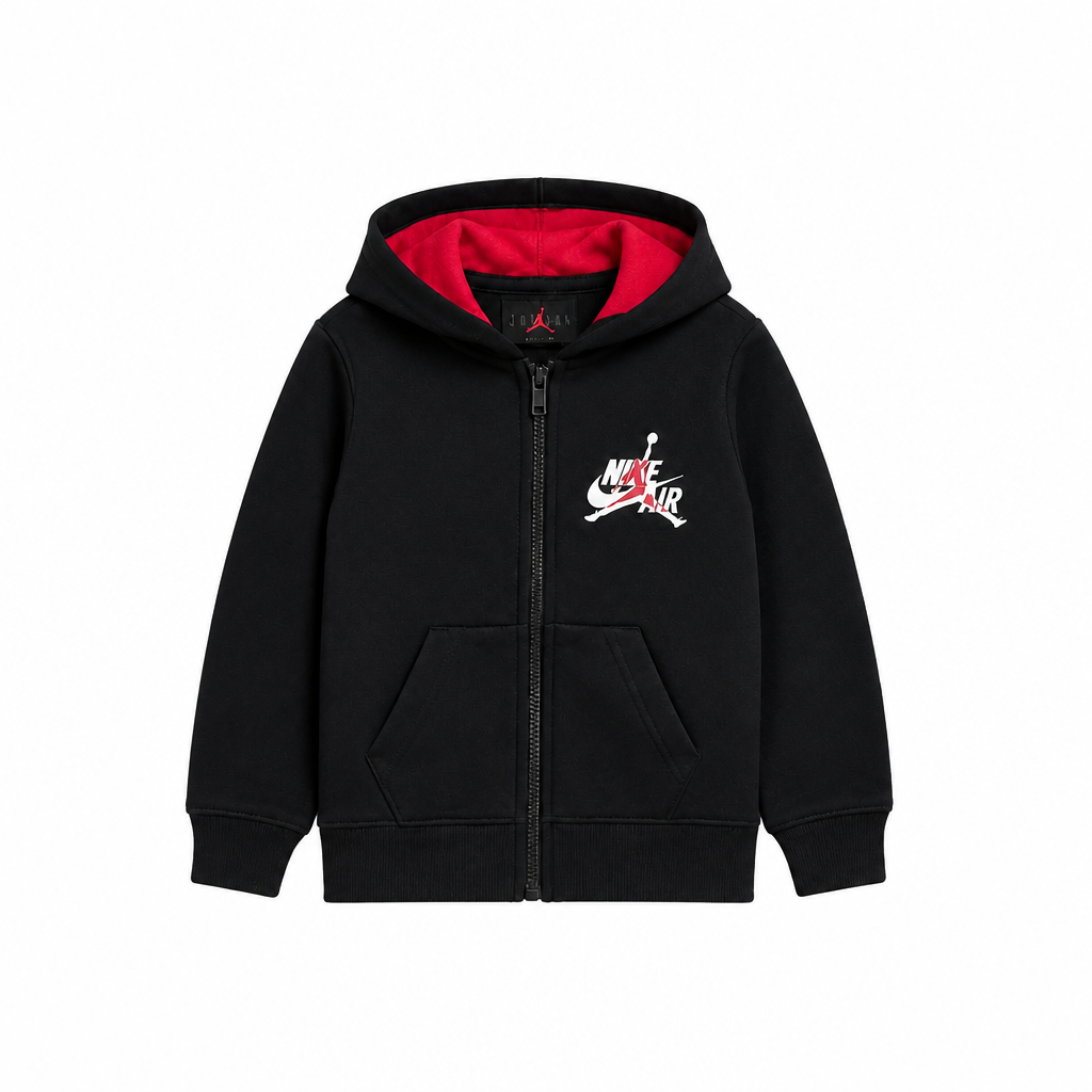 JORDAN KIDS CLASSIC HOODIE ( 4 - 7 YEARS) (Available in Red and Black)