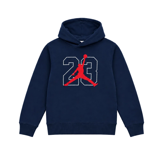 JORDAN 23 KIDS HOODIE (SMALL - X-LARGE) (NAVY)