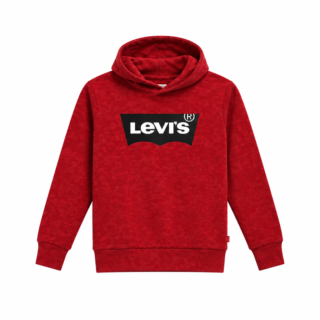LEVI'S BATWING RED KID'S PULLOVER HOODIE (SIZES YOUTH S-XL)