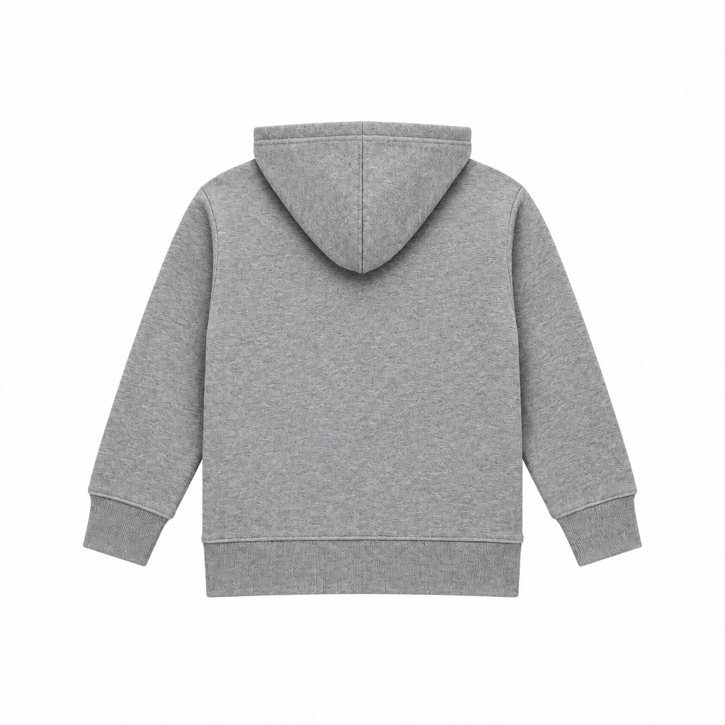 KIDS CHAMPION SCRIPT LOGO HOODIE(GREY)