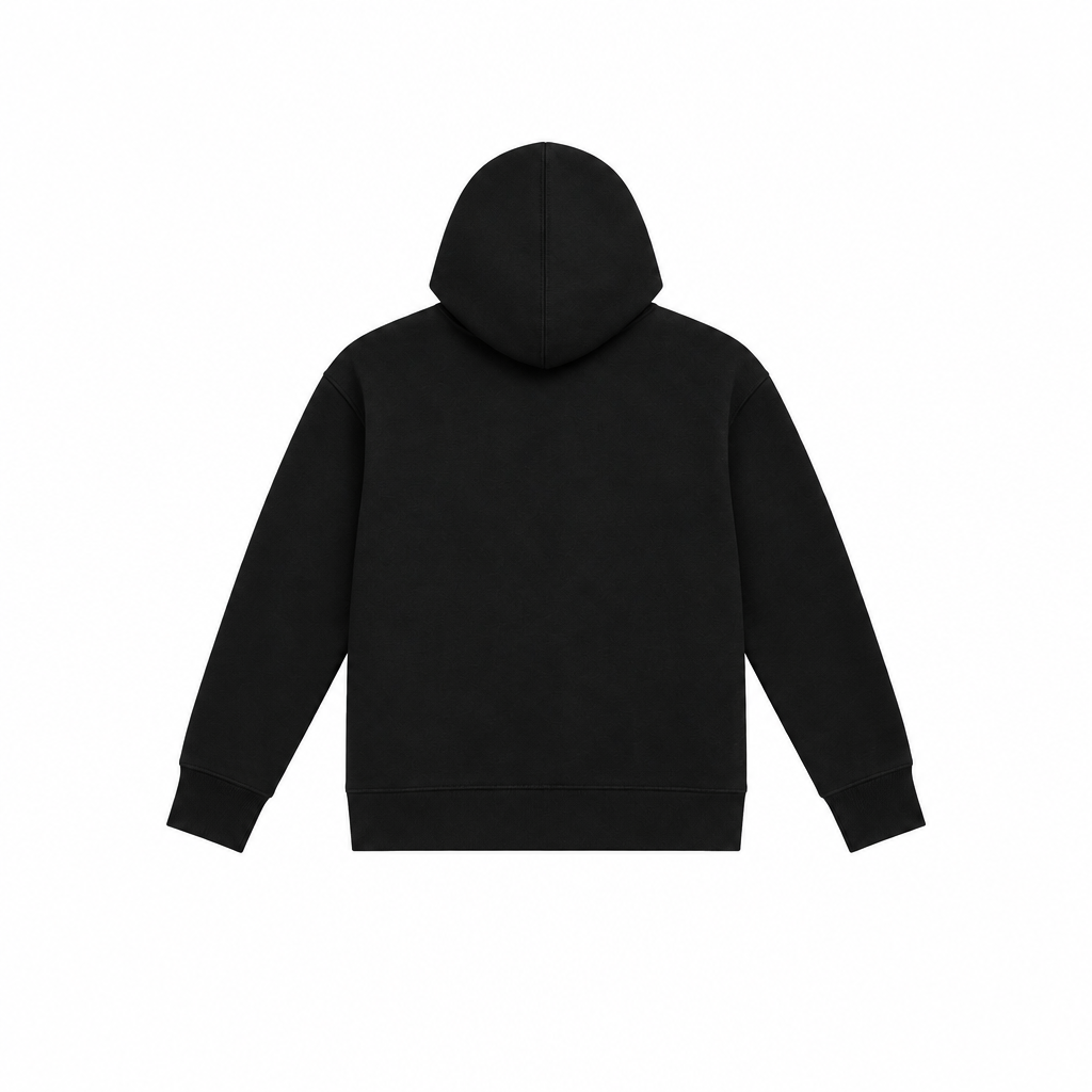KIDS CHAMPION SCRIPT LOGO HOODIE(BLACK)