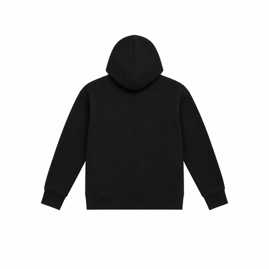 KIDS CHAMPION SCRIPT LOGO HOODIE(BLACK)