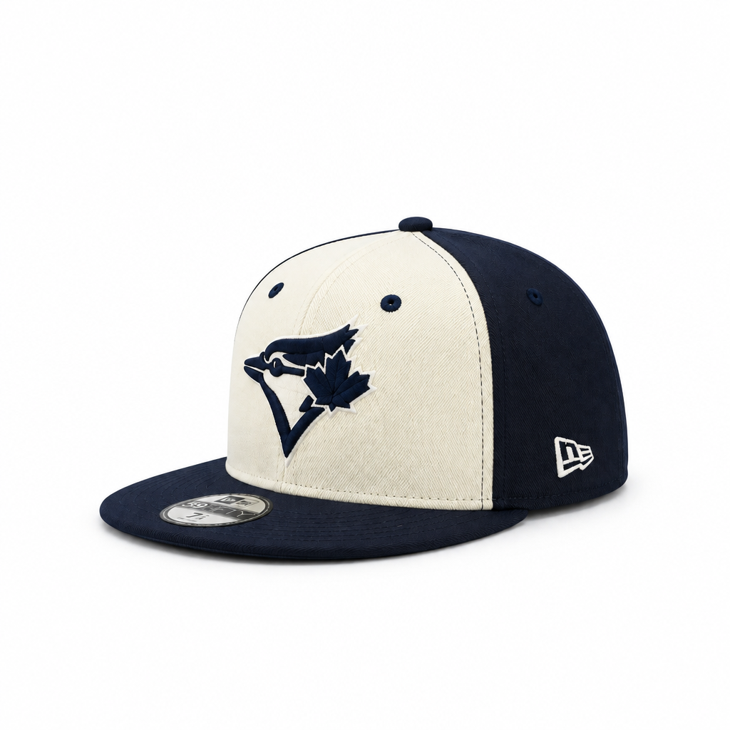 9FIFTY NEW ERA MLB 1992 WORLD SERIES TORONTO BLUE JAYS CHROME NAVY SNAPBACK HAT