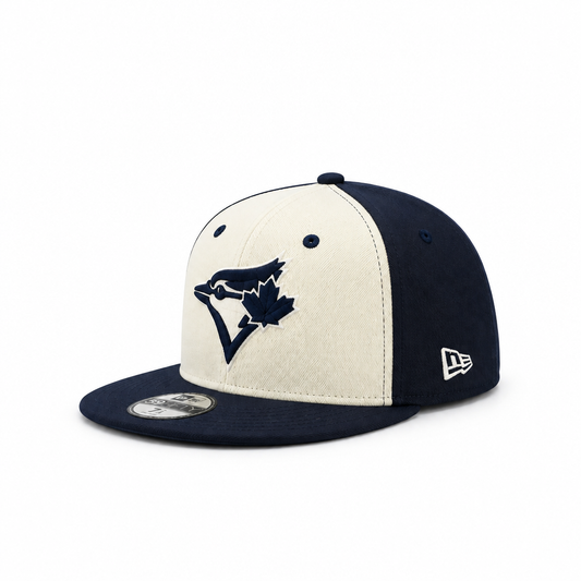 9FIFTY NEW ERA MLB 1992 WORLD SERIES TORONTO BLUE JAYS CHROME NAVY SNAPBACK HAT