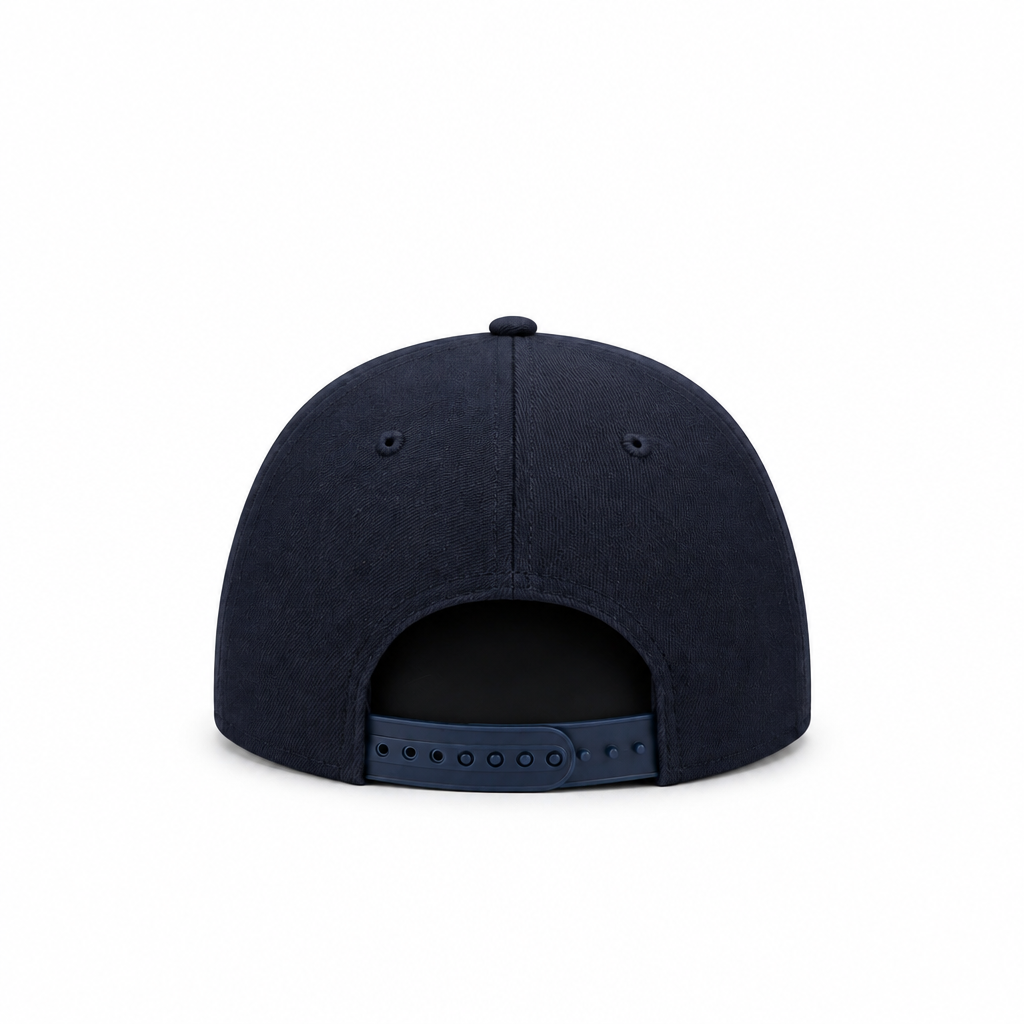 9FIFTY NEW ERA MEN'S MLB 1996 WORLD SERIES SIDEPATCH NEW YORK YANKEES CHROME NAVY SNAPBACK HAT