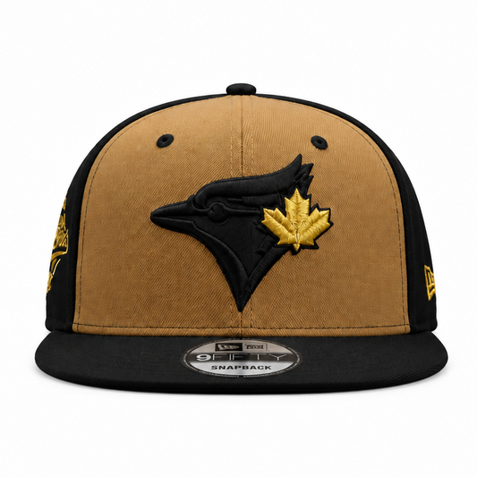 9FIFTY NEW ERA MLB 1993 WORLD SERIES TORONTO BLUE JAYS BLACK/BRONZE SNAPBACK HAT