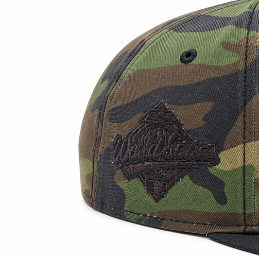 9FIFTY NEW ERA MLB 1993 WORLD SERIES TORONTO BLUE JAYS CAMO WITH BLACK LOGO SNAPBACK HAT