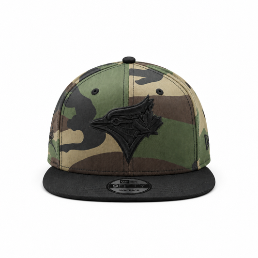 9FIFTY NEW ERA MLB 1993 WORLD SERIES TORONTO BLUE JAYS CAMO WITH BLACK LOGO SNAPBACK HAT
