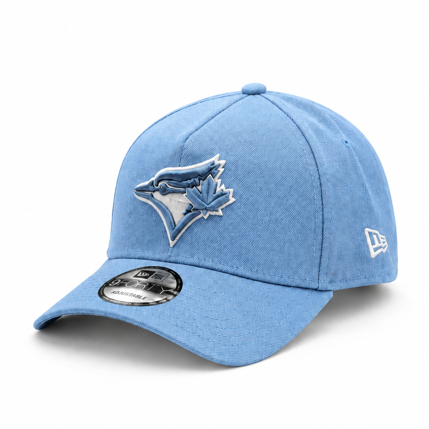 MEN'S NEW ERA MLB 9FORTY A-FRAME TORONTO BLUE JAYS SKY BLUE SNAPBACK HAT