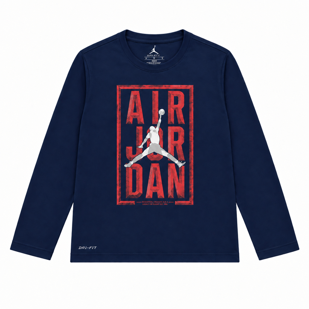 AIR JORDAN DRIFIT LS TEE Navy