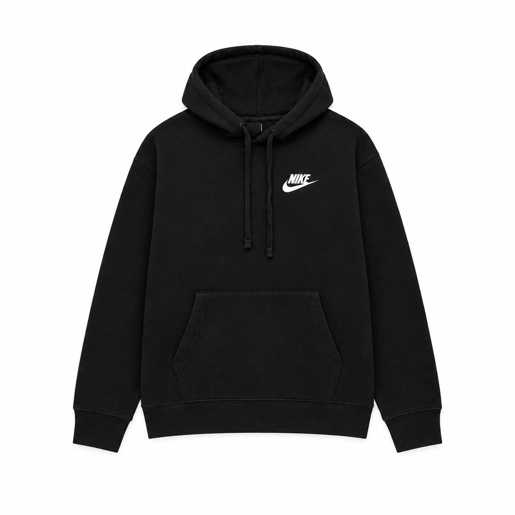 NIKE 2 PIECE SWOOSH LOGO TRACKSET (BLACK)