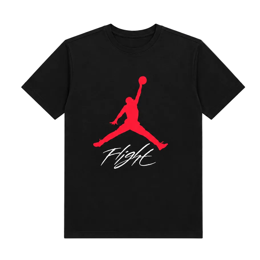 JORDAN MEN'S JUMPMAN FLIGHT BLACK T-SHIRT