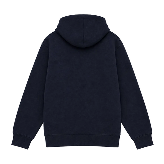 NIKE MEN'S CLUB PULLOVER FLEECE NAVY BLUE HOODIE
