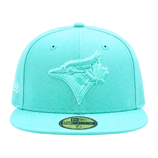 59FIFTY NEW ERA MLB 50TH ANNIVERSARY TORONTO BLUE JAYS TURQUOISE FITTED HAT