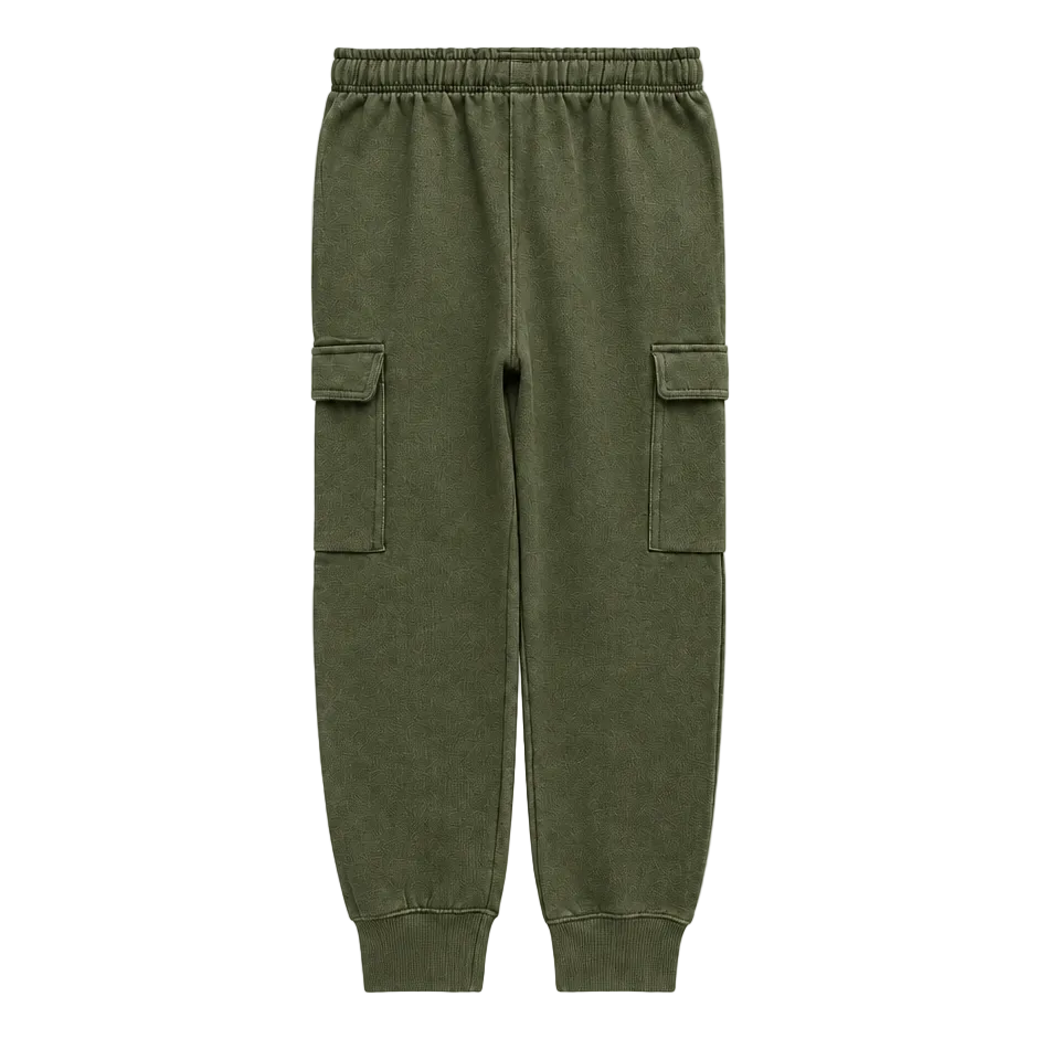 NIKE MEN'S CLUB FLEECE OLIVE GREEN CARGO JOGGERS