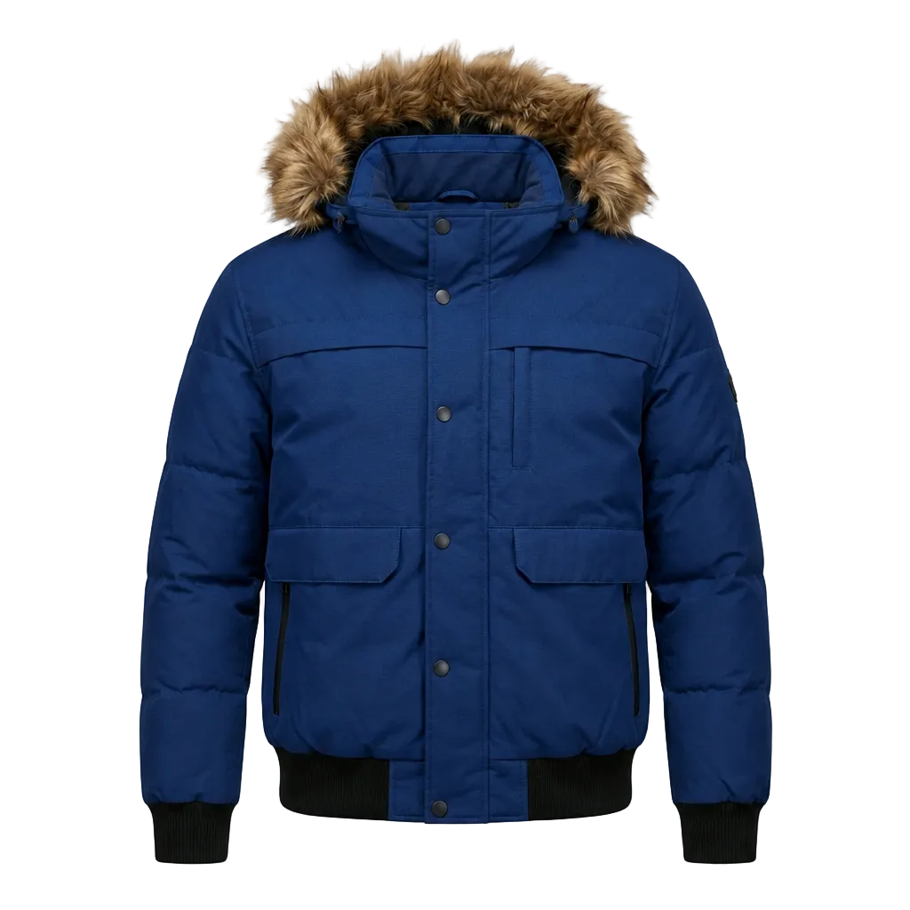 KOLDTEK MEN'S BOMBER WINTER JACKET (ROYAL)