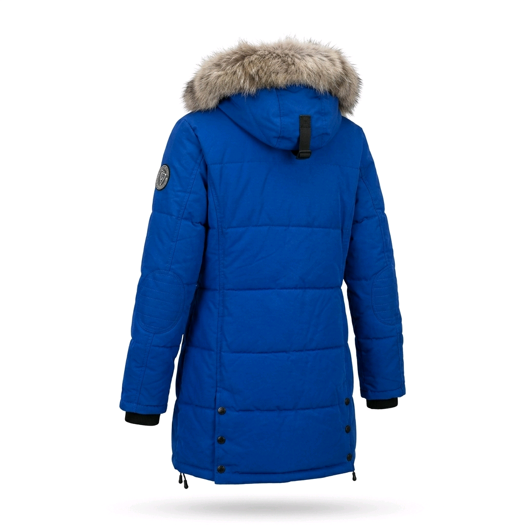 KOLDTEK WOMEN'S LONG ROYAL BLUE WINTER JACKET