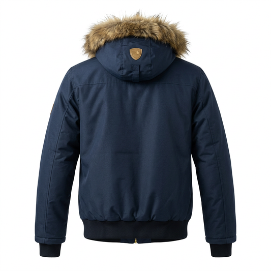 INFINITY MEN'S PADED NAVY BLUE WINTER JACKET