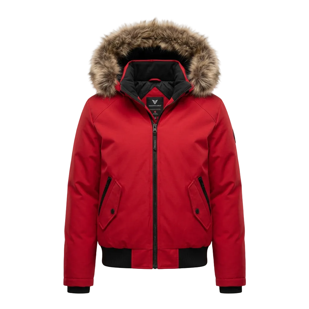 REDX MEN'S RED BOMBER WINTER JACKET