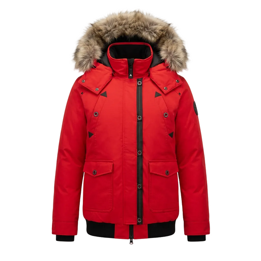 KOLDTEK WOMEN'S LONG RACING RED WINTER JACKET