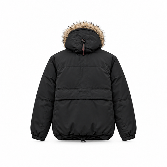NOIZE MEN'S CRUELTY FREE OUTERWEAR BLACK JACKET