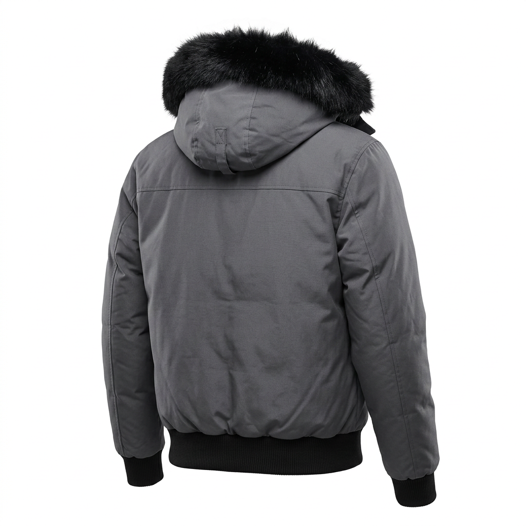 MEN'S TOBOGGAN BERT CHARCOAL GREY WINTER JACKET