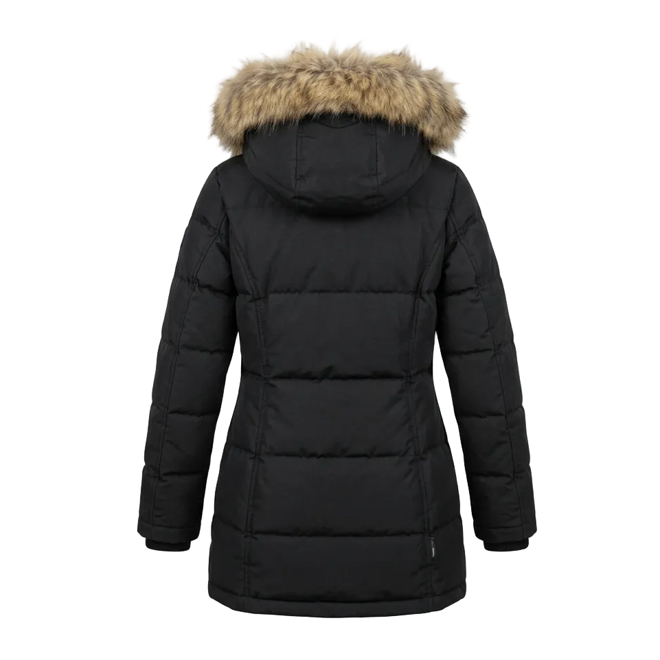 NOIZE DIVISION ANASTACIA WOMEN'S BLACK WINTER JACKET