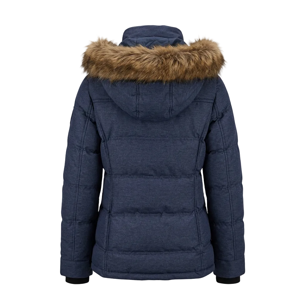 NOIZE DIVISION MONTANA 15 WOMEN'S NAVY BLUE PARKA WINTER JACKET